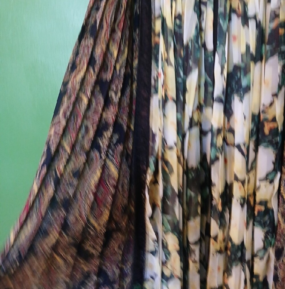 Beguile By Byron Lars Bohemian Multi-Pattern Maxi Skirt - Black & Multicolor - Picture 10 of 12